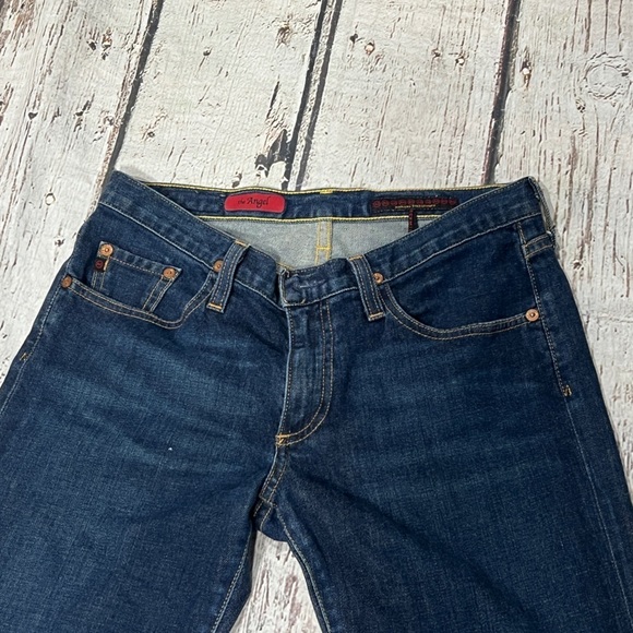 Adriano Goldschmied AG Jeans Blue Denim Boot Cut Medium Wash Pants - Picture 7 of 12